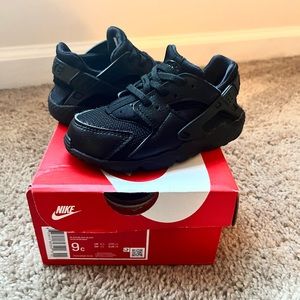 All Black Toddler Boy Shoes